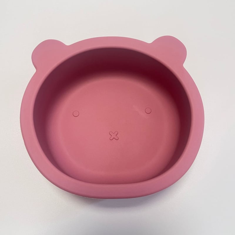 Silikoninis maitinimo dubuo su siurbtuku, maisto kokybės, vaikams nuo 6 mėnesių