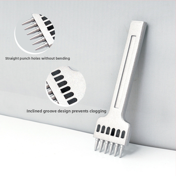 Kožený dierovač, kruhová hlava, telo zo zinkovej zliatiny, ručné DIY spracovanie kože