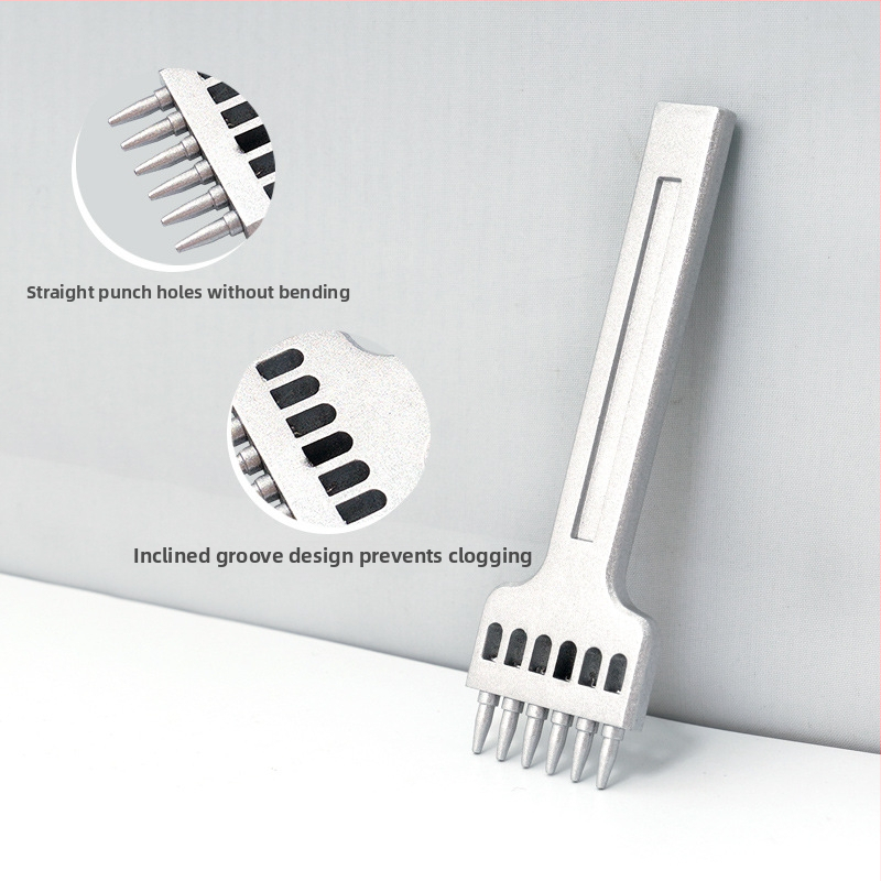 Kožený dierovač, kruhová hlava, telo zo zinkovej zliatiny, ručné DIY spracovanie kože