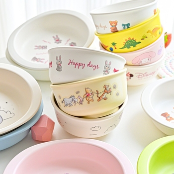 Skater vaikų maisto dubuo – plastikinis dubuo su karikatūriniu stiliumi, atsparus kritimams, tinkamas vaikams nuo 24 mėnesių