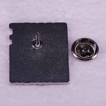 Broșă emailată din aliaj – decorativă, unisex, origine Shenzhen, iarna 2022