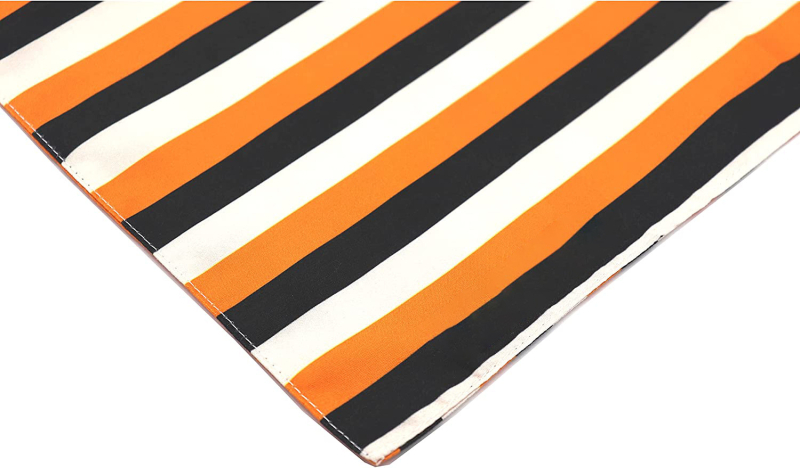 Kutyák háromszög alakú sálja, csíkos anyag, Twill szövet, nyomtatás