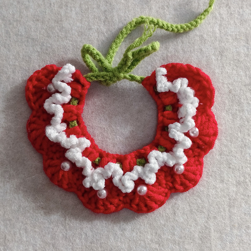 Πλεκτό αξεσουάρ για κατοικίδια – σχέδιο αντιστοίχισης χρωμάτων, υλικό μαλλί, καθολική εφαρμογή, INS στυλ, κατάλληλο για όλες τις εποχές