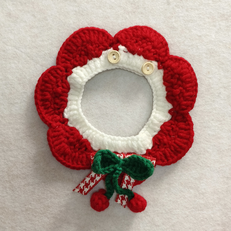 Πλεκτό αξεσουάρ για κατοικίδια – σχέδιο αντιστοίχισης χρωμάτων, υλικό μαλλί, καθολική εφαρμογή, INS στυλ, κατάλληλο για όλες τις εποχές