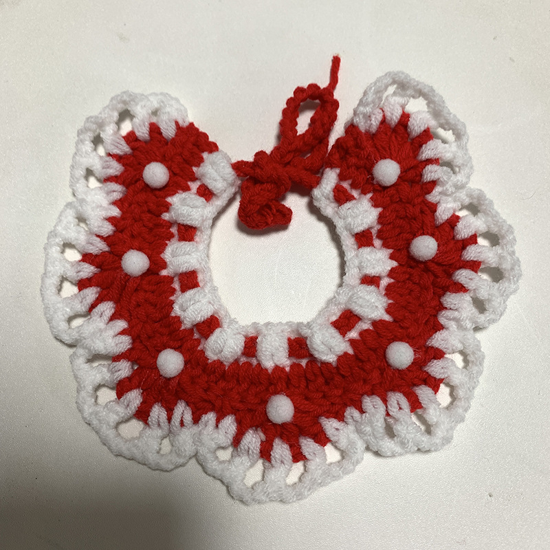 Πλεκτό αξεσουάρ για κατοικίδια – σχέδιο αντιστοίχισης χρωμάτων, υλικό μαλλί, καθολική εφαρμογή, INS στυλ, κατάλληλο για όλες τις εποχές