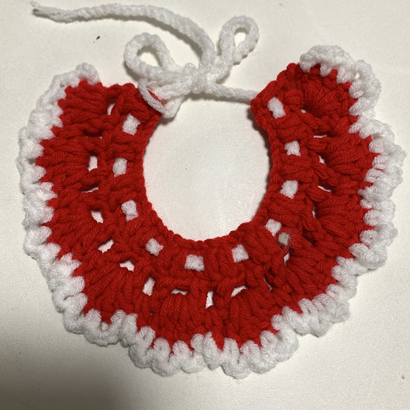 Πλεκτό αξεσουάρ για κατοικίδια – σχέδιο αντιστοίχισης χρωμάτων, υλικό μαλλί, καθολική εφαρμογή, INS στυλ, κατάλληλο για όλες τις εποχές