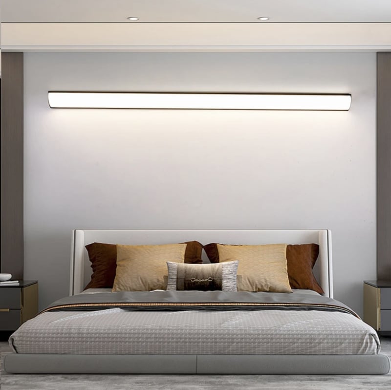 Външна LED стенна лампа, 240 светодиода, 220V, 6000K, 120° лъчение, IP44