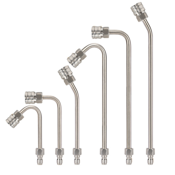 Pistol de înaltă presiune pentru spălat mașini, cu tijă extensibilă și cot de 90°, conexiune rapidă 1/4