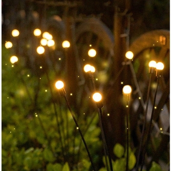 Solarna vanjska vodootporna lampica za vrt u obliku biljke — SOLAR-STAR, IP55, 0,06 W, staklo