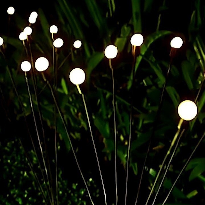 Solarna vanjska vodootporna lampica za vrt u obliku biljke — SOLAR-STAR, IP55, 0,06 W, staklo