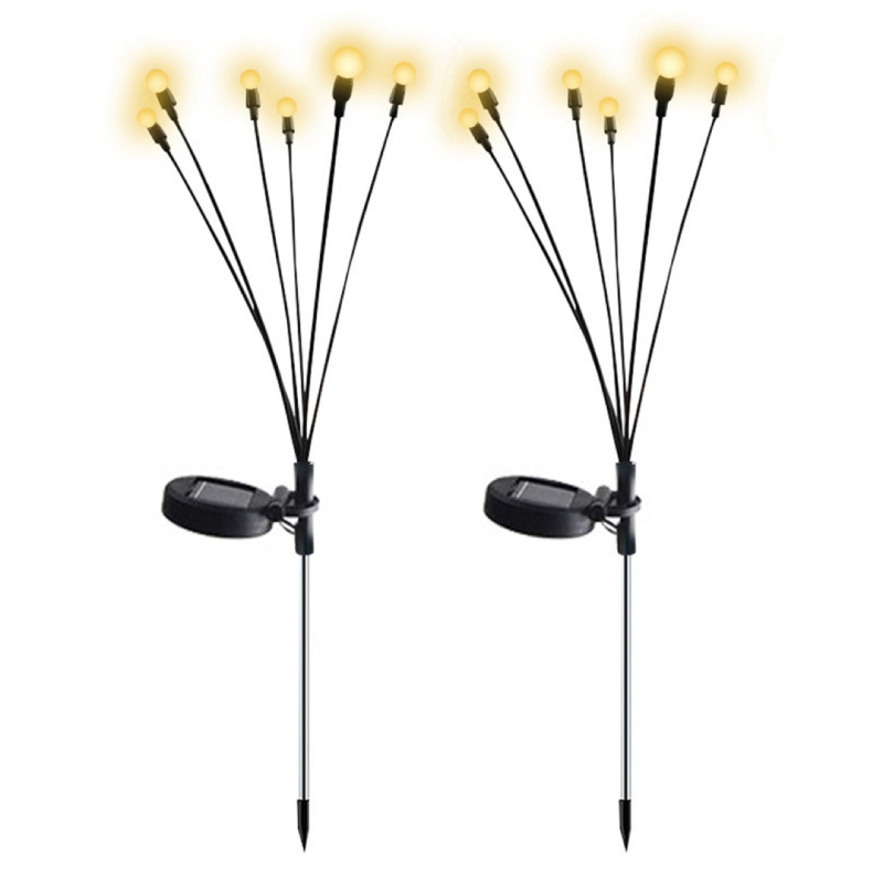 Solarna vanjska vodootporna lampica za vrt u obliku biljke — SOLAR-STAR, IP55, 0,06 W, staklo