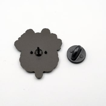 Καρφίτσα με εμαγιέ σχέδιο λουλούδι-εγκέφαλος, από κράμα ψευδάργύρου, απλό προσωπικό στυλ, διακοσμητικό αξεσουάρ