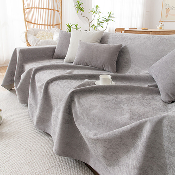 Navlaka za kauč od poliestera za sekcijske kauče, jednobojna, moderan minimalistički stil