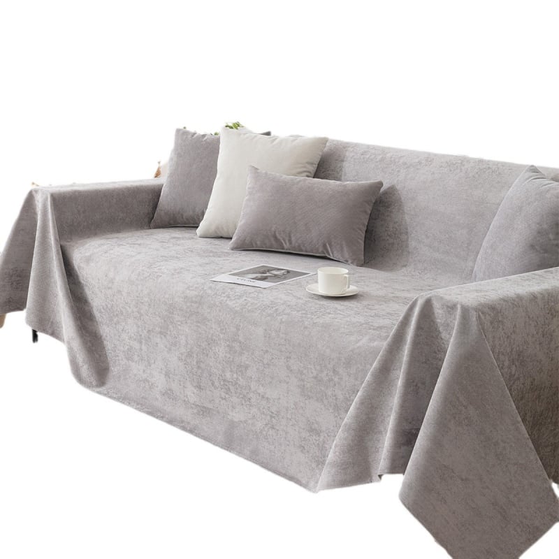 Navlaka za kauč od poliestera za sekcijske kauče, jednobojna, moderan minimalistički stil
