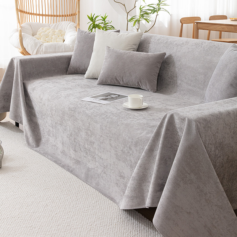 Navlaka za kauč od poliestera za sekcijske kauče, jednobojna, moderan minimalistički stil