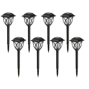 Solarno vrtno svjetlo IP65, vodootporno, 10–15W, kućište ABS, senzor pokreta, ugrađivi kolac za tlo