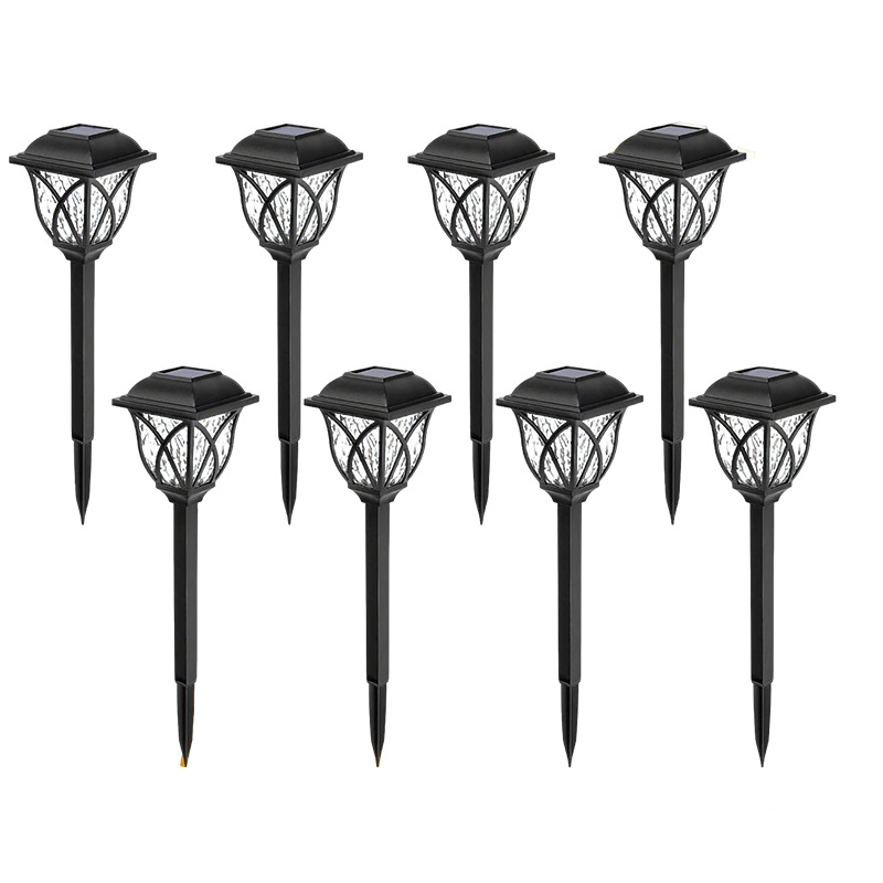 Solarno vrtno svjetlo IP65, vodootporno, 10–15W, kućište ABS, senzor pokreta, ugrađivi kolac za tlo