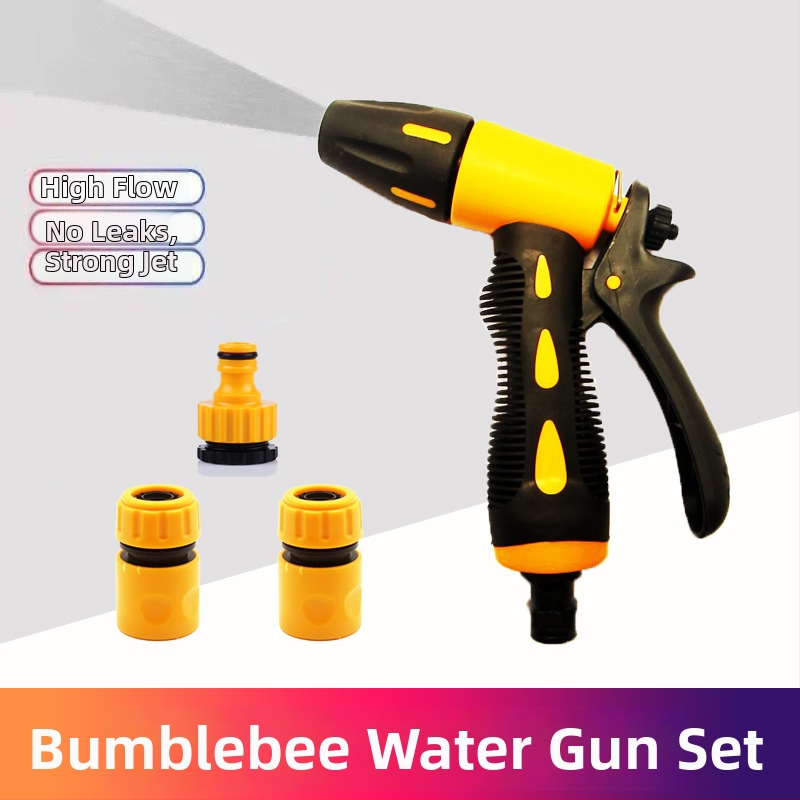 SNJUE Plastová sada na umývanie auta vodná pištoľ, 5 dielov, model 2053, hmotnosť 0,4 kg, 1-ročná záruka