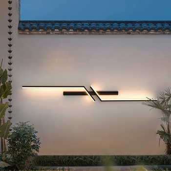 Φωτιστικό τοίχου εξωτερικού χώρου με ηλιακή τροφοδοσία, IP55, αλουμινένιο περίβλημα, ισχύς 16-20W, διάρκεια φωτισμού 6-12 ωρών