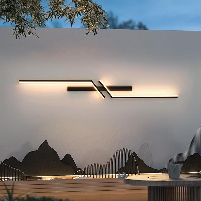 Φωτιστικό τοίχου εξωτερικού χώρου με ηλιακή τροφοδοσία, IP55, αλουμινένιο περίβλημα, ισχύς 16-20W, διάρκεια φωτισμού 6-12 ωρών