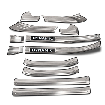 O'dell Praguri de prag din oțel inoxidabil și pedale pentru Land Rover Defender 2020-2026, personalizabile