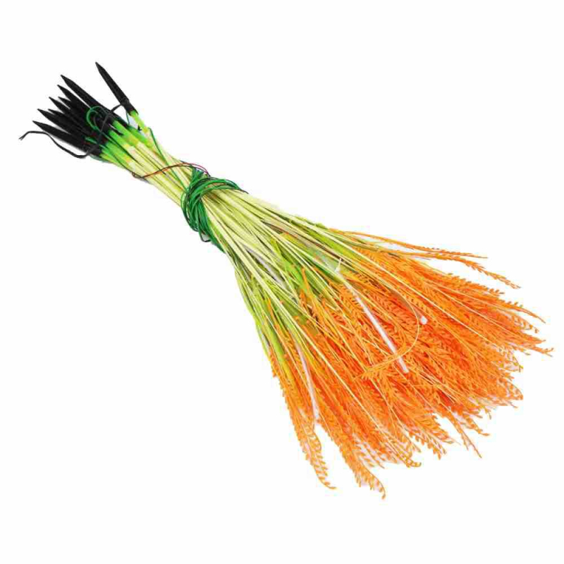 Solarna lampa za travnjak s 7 glavama pšenice, ugrađena u tlo, IP65, 12V, guma, 36 sati osvjetljenja