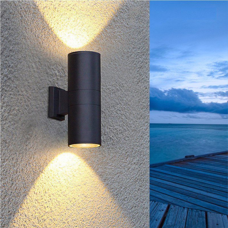 LED външна стенна лампа с двойна глава, IP65 водоустойчива, 6–36W, 110 lm, 6000 K