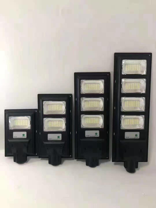 LED интегрирана слънчева улична лампа за двор, външна, 30-180W, IP65, индуктивно управление, 20000 часа живот