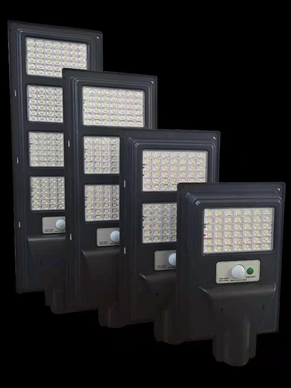 LED интегрирана слънчева улична лампа за двор, външна, 30-180W, IP65, индуктивно управление, 20000 часа живот