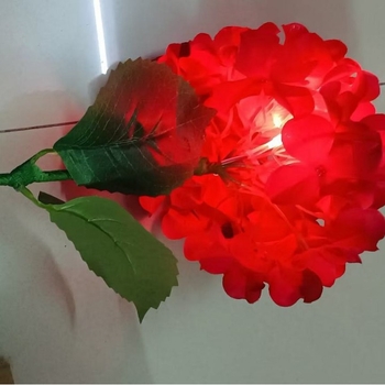 Solarna simulacija Hydrangea Flower Light – aluminij, IP65, 3W, radno vrijeme 6–12 sati