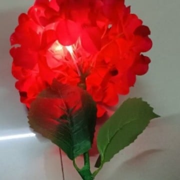 Solarna simulacija Hydrangea Flower Light – aluminij, IP65, 3W, radno vrijeme 6–12 sati