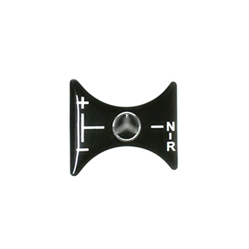 Декоративни стикери за централна конзола за лоста на скоростите Mercedes-Benz Smart 451, силиконов материал, самозалепващи, с печатано лого