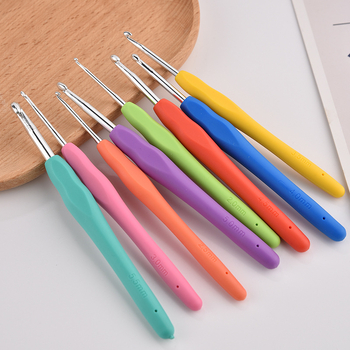 Manzige комплект за плетене: игли за плетене, куки за плетене, маркери за бримки, ножици и ръчни шевни игли – 100 части, прост стил