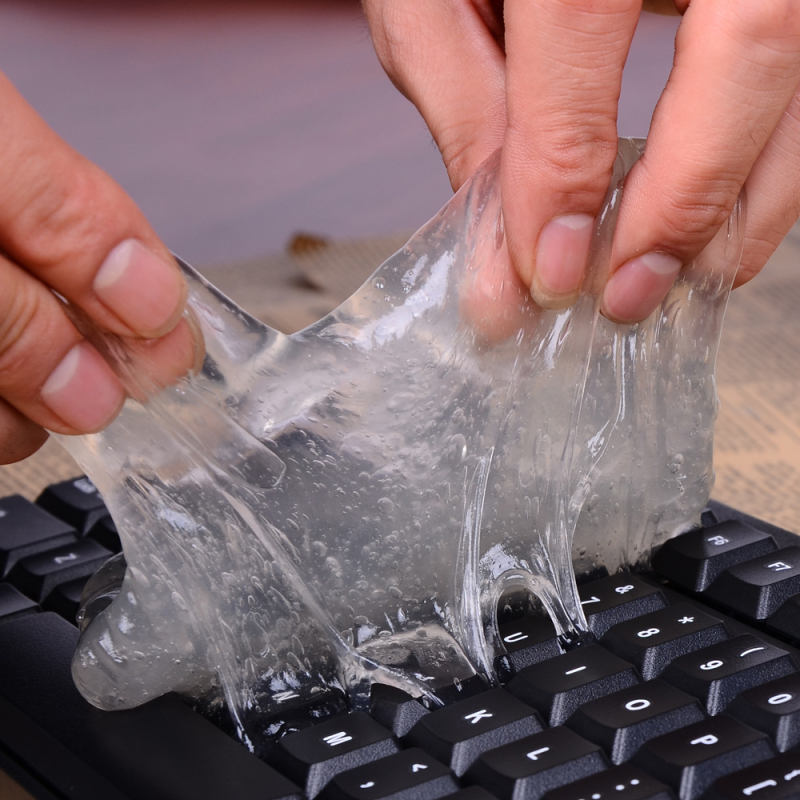 Gel καθαρισμού από μαλακό σιλικόνη για αεραγωγούς αυτοκινήτου και πληκτρολόγια - 60 g