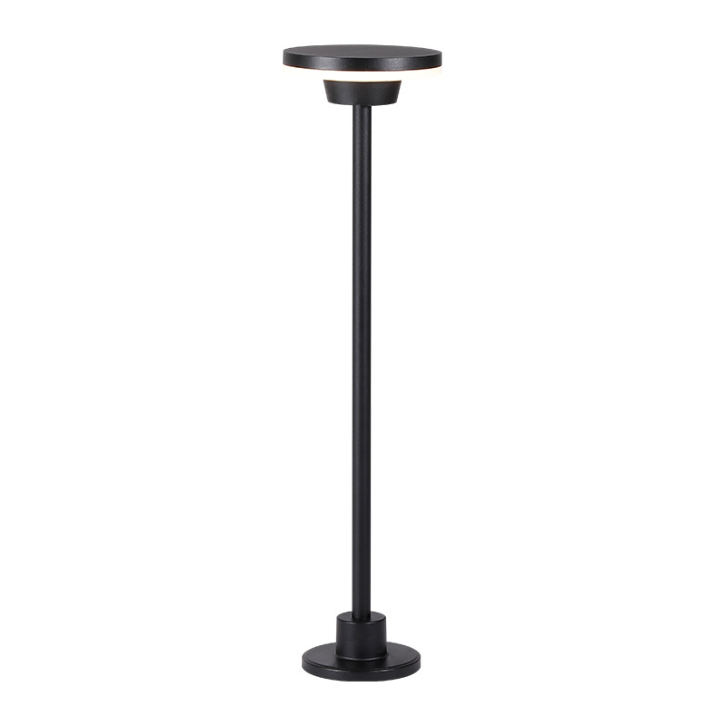 Solarna lampica za dvorište, vodootporna, moderna minimalistička dizajn, model Sy-014, aluminijsko kućište, 12W, kontinuirano osvjetljenje 6–12 sati