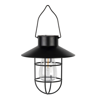 Solarna vrtna lampa, viseća, retro stil za kampiranje, balkon i dvorište – atmosfersko dekorativno osvjetljenje.