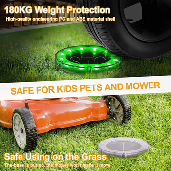 Φωτιστικό LED υπόγειου ηλιακού για τοπίο βίλας – Ανοξείδωτος χάλυβας + ABS, IP44, 1,2V NiMH 600mAh, Γεωμετρικός/Αφηρημένος σχεδιασμός, 6-12 ώρες φωτισμού