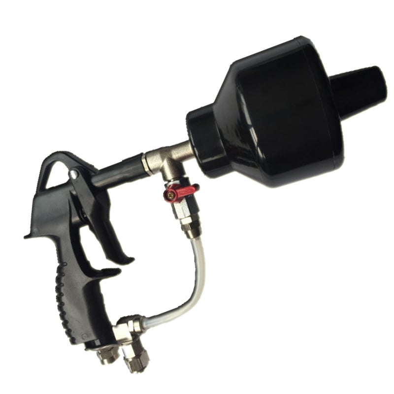 Pistol de curățare pentru uz casnic, pentru mașini, cu apă la presiune înaltă și spumă, design cu tub simplu/dublu, greutate 0,25 kg, temperatură de lucru 0-60°C