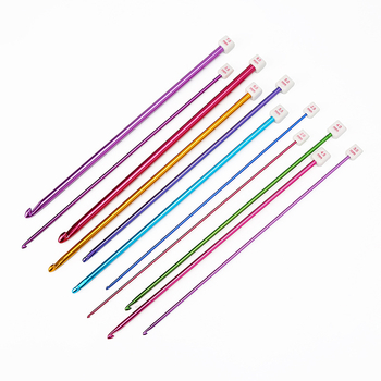 27 cm šareni afgan kukičarski set za pletenje