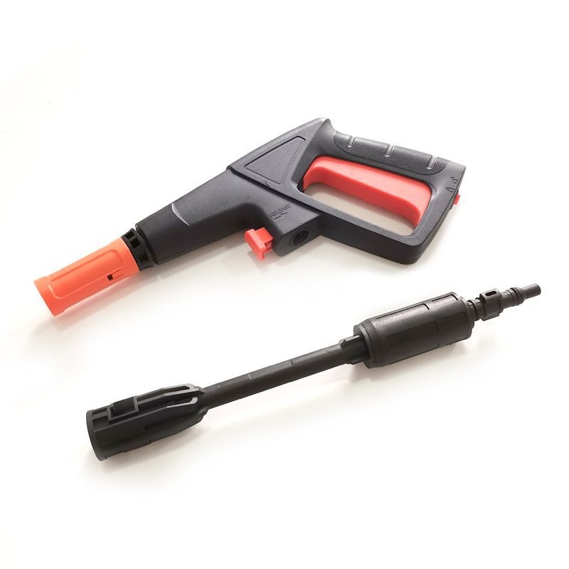 Pistol de înaltă presiune pentru spălarea mașinilor, cu ventil metalic, cap rapid cu conectare, corp din plastice de inginerie, greutate 1,0 kg