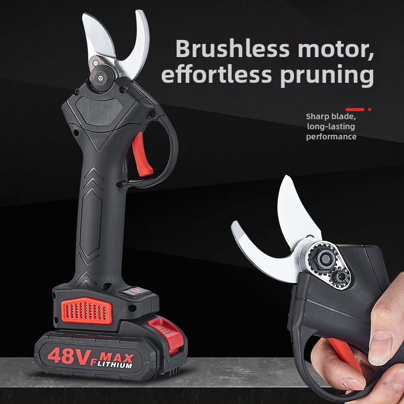 Sara elektrické nožnice na konáre, dobíjateľná lítium batéria, 21V, na ovocné konáre