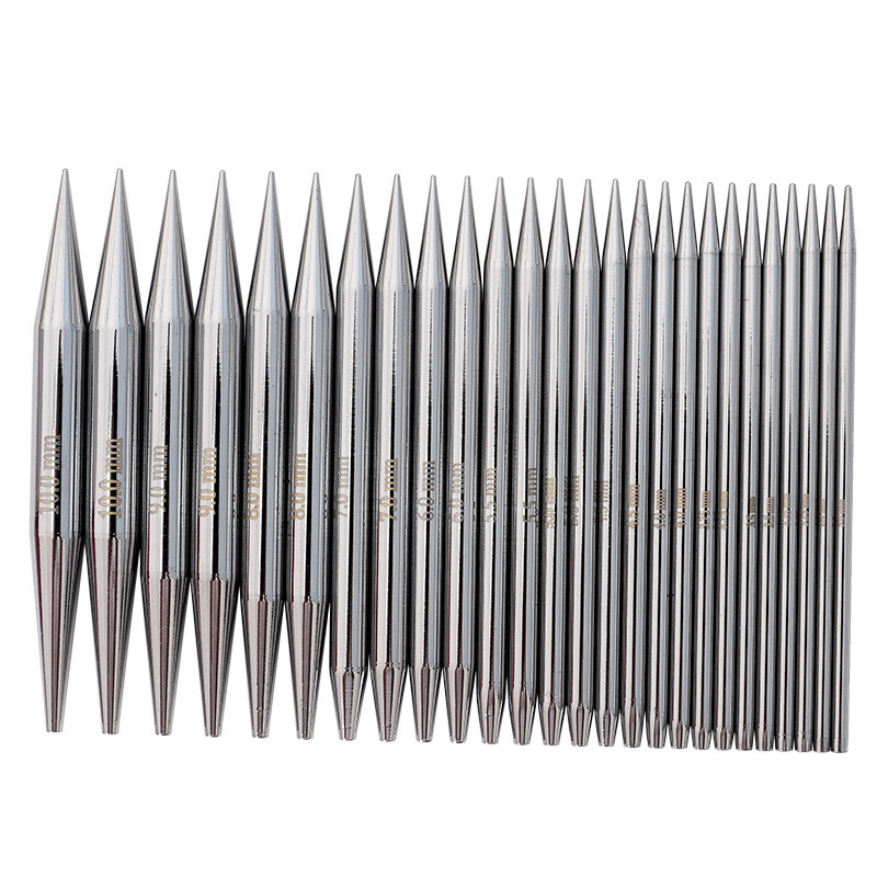 Odvojeni set kručnih igala za pletenje, niklirano aluminijsko premazivanje, 13 parova, DIY alati za pletenje, PU pakiranje
