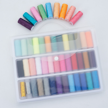 Set šivaćih niti - 402 poliester, ručno šivenje, mali prijenosni rolni nit, 60 komada, Brend Creative Artist