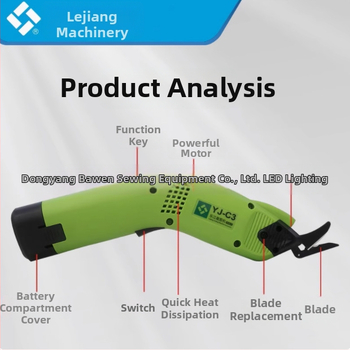 Elektrické nožnice na strihanie textílií, odevov, sklených vlákien a kože – 220V