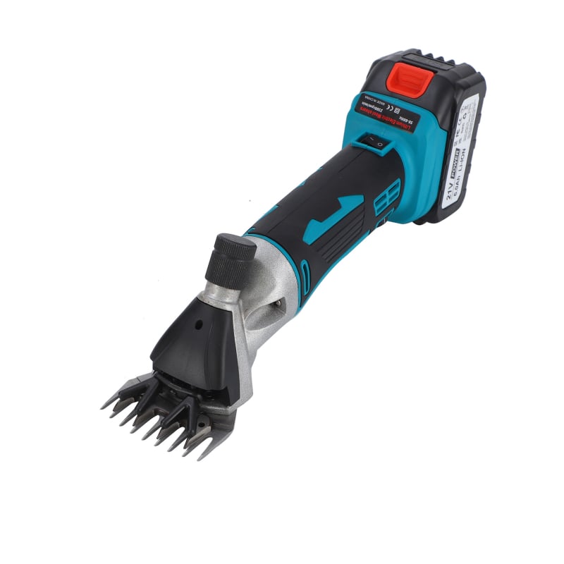 Ηλεκτρικός κλιπέρ μαλλιού — φορητός, προσαρμοστικός, με μπαταρία λιθίου υψηλής ισχύος; Επιλογές λεπίδων: 9 ή 13 δόντια; Τάση 220 V; Διπλή μπαταρία με φορτιστή