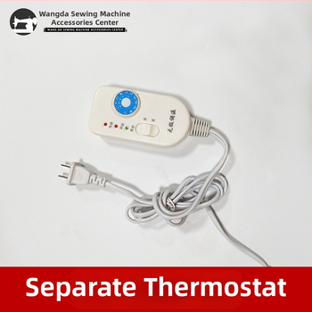 Elektrické nožnice s nastaviteľnou teplotou na strihanie pásov, zipsov a elastických pásov; Príkon 150 W, maximálna rezná kapacita 10, napätie 50–250 V.