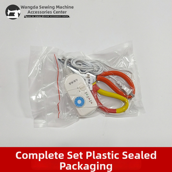 Elektrické nožnice s nastaviteľnou teplotou na strihanie pásov, zipsov a elastických pásov; Príkon 150 W, maximálna rezná kapacita 10, napätie 50–250 V.