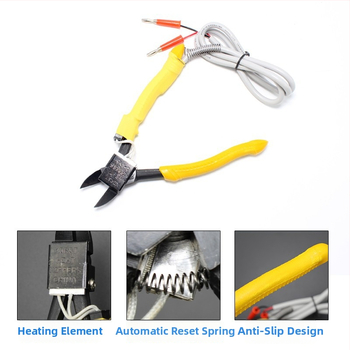 ATTUS HT200 elektrické vykurovacie kliešte — 24V, rozsah 50–250V AC/DC, na gumy a plasty (akryl)