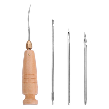 Set šiljaka s zamjenjivim glavama i drvenom drškom za DIY popravak potplata cipala