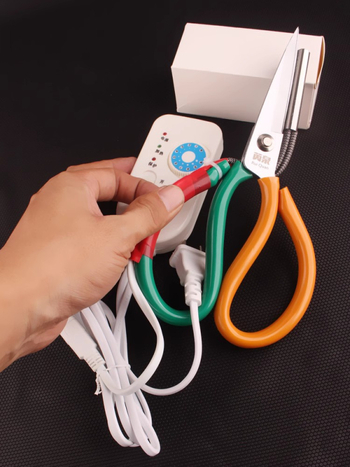 Електрически нагрявани ножици с регулируема температура за ленти и панделки, ножове от неръждаема стомана, 36V